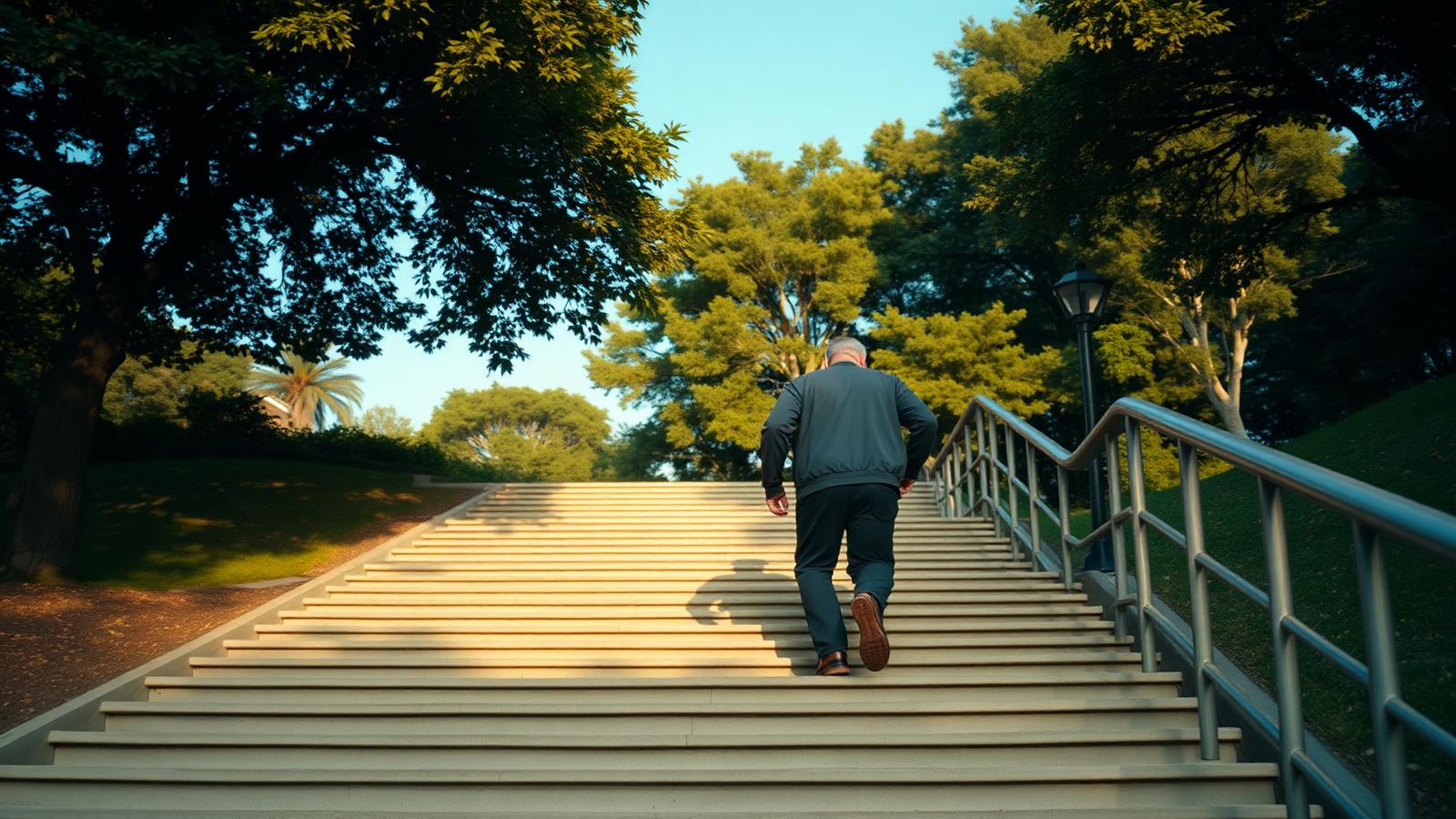 Person walking on a wide gravel trail in Colorado Springs open space on a clear morning